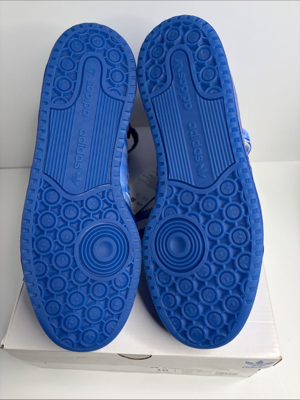 NEW Vibrant Blue High-Top Jeremy Scott Sneakers G54995 - Picture 7 of 7